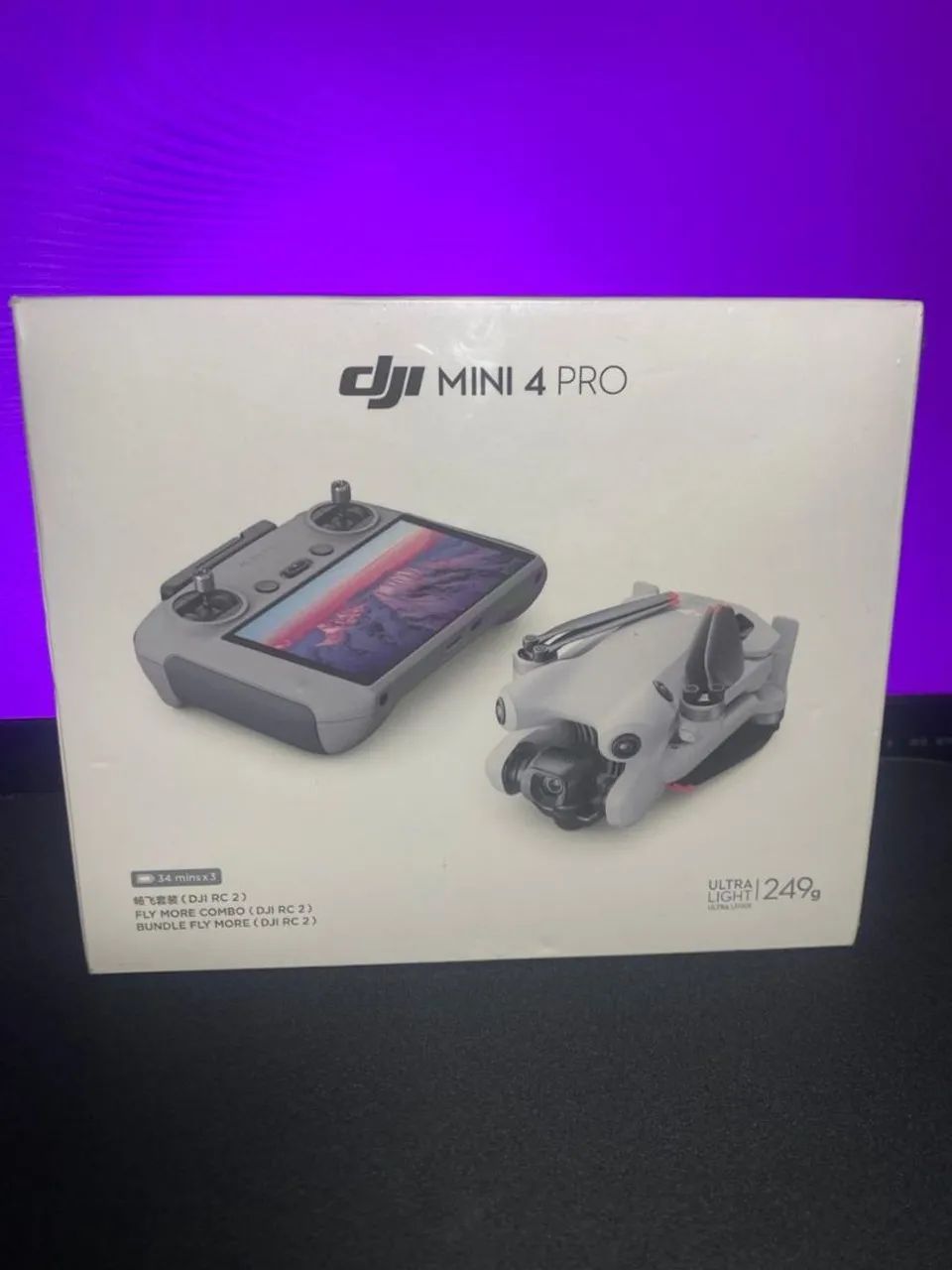 Drone DJ Mini 4pro com tela  - Foto 2