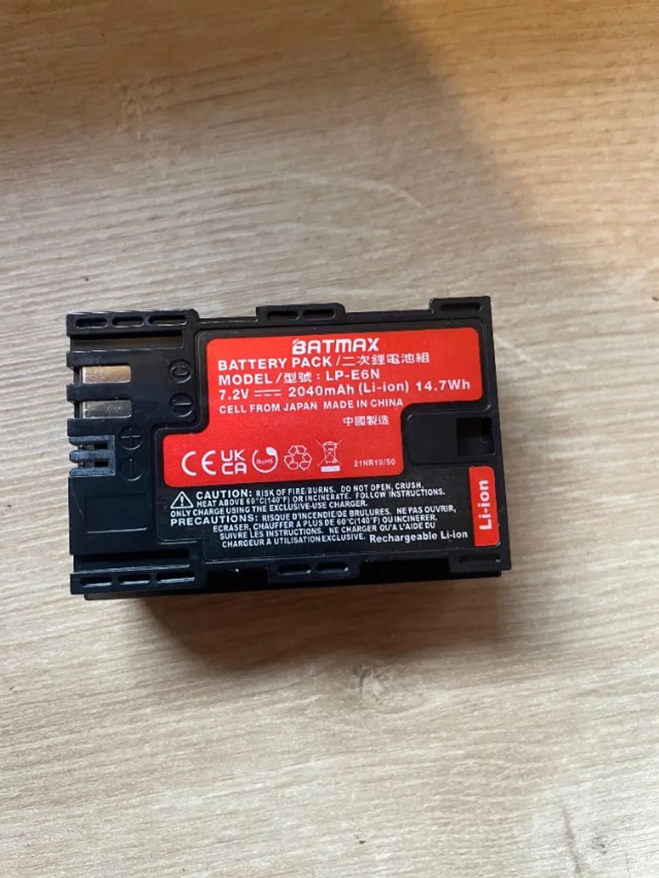 kBat Para Câmera Canon 60d 70d 80d 5d 6d 7d Batmax Lp-e6Bat  (kit com 4 unidades) - Foto 3