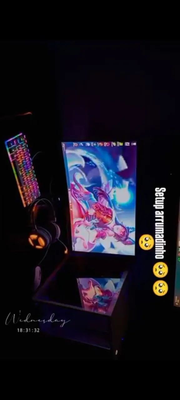 Troco ou vendo setup gamer por iPhone 13 pra cima (13/15 com volta) 