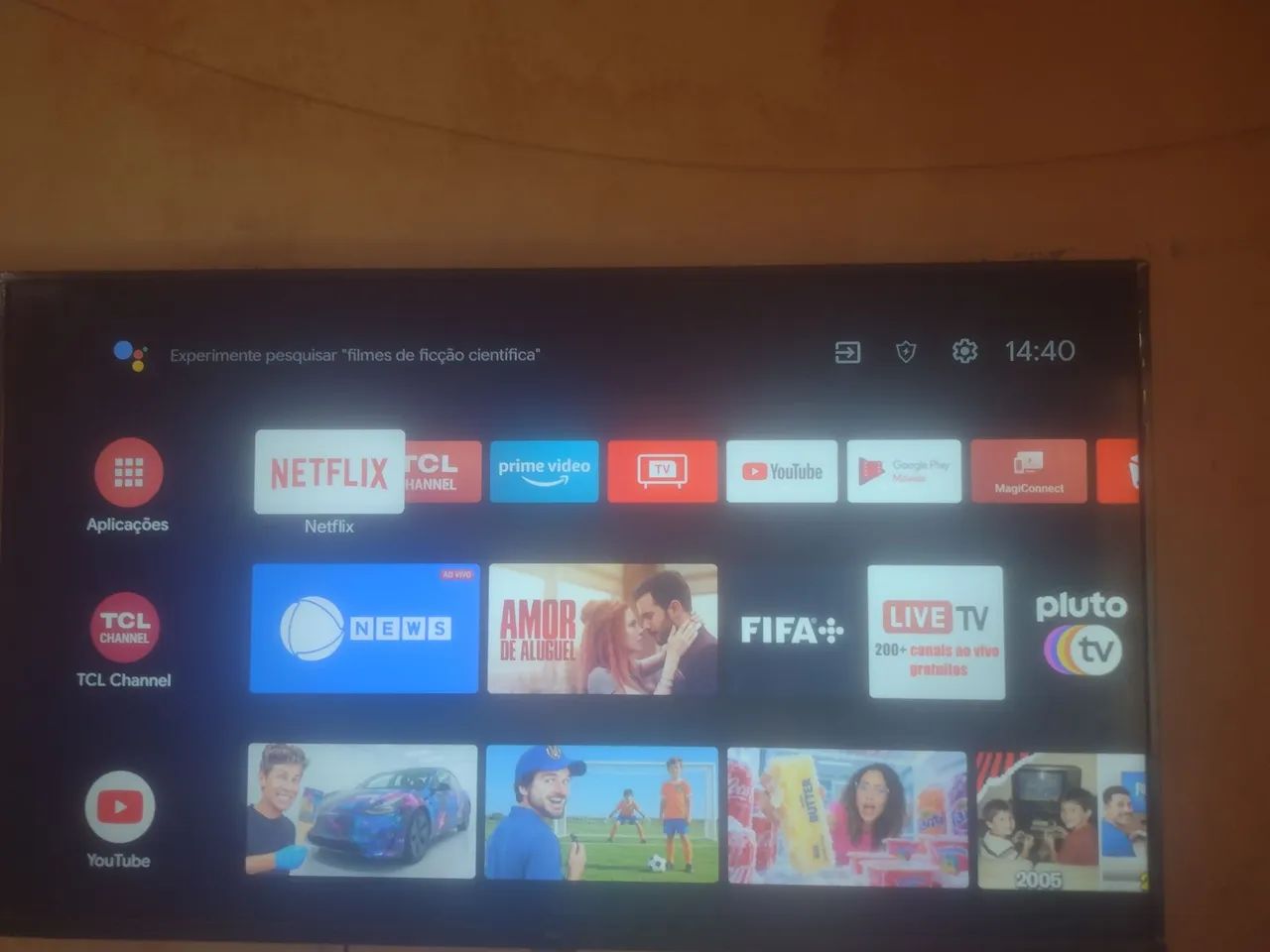 Tv TCL 50 polegadas SMART 4k Android 