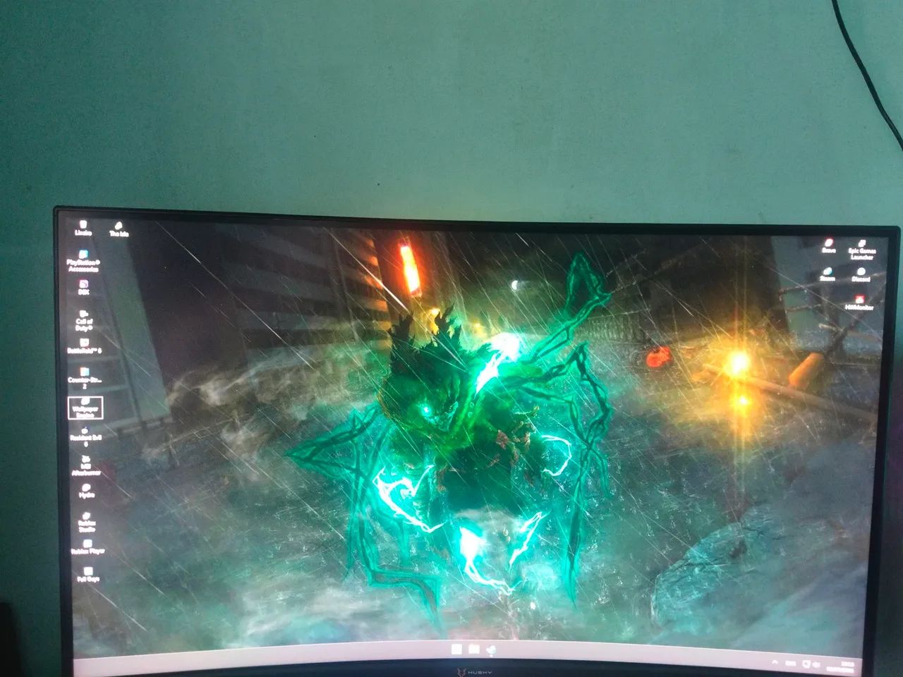 Monitor gamer curvo 