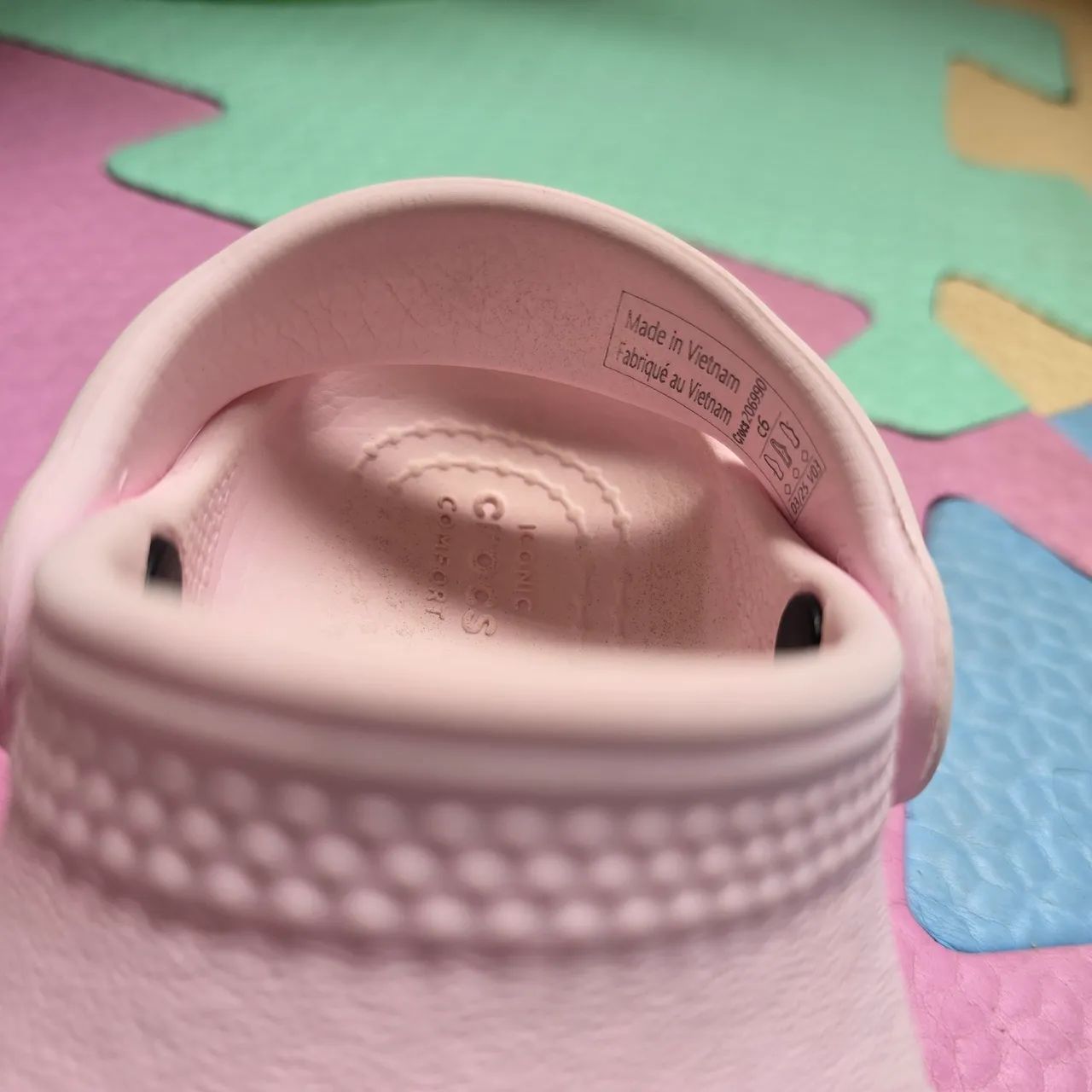 Crocs original C6 cor rosa - Foto 2