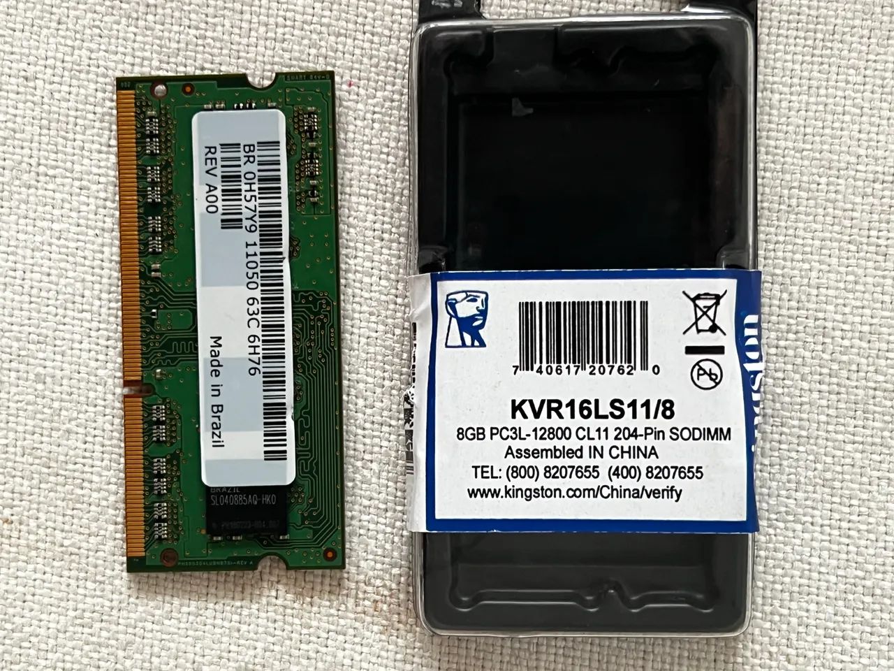 Memória ram 4Gb kVR16LS11/4