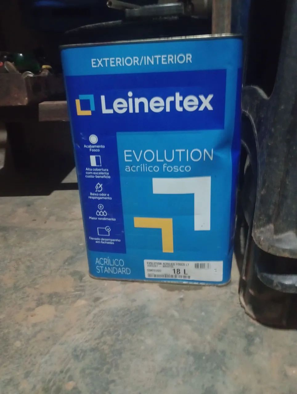 ? Tinta Acrílica Fosca Leinertex 18L - Nova e Lacrada - Foto 4
