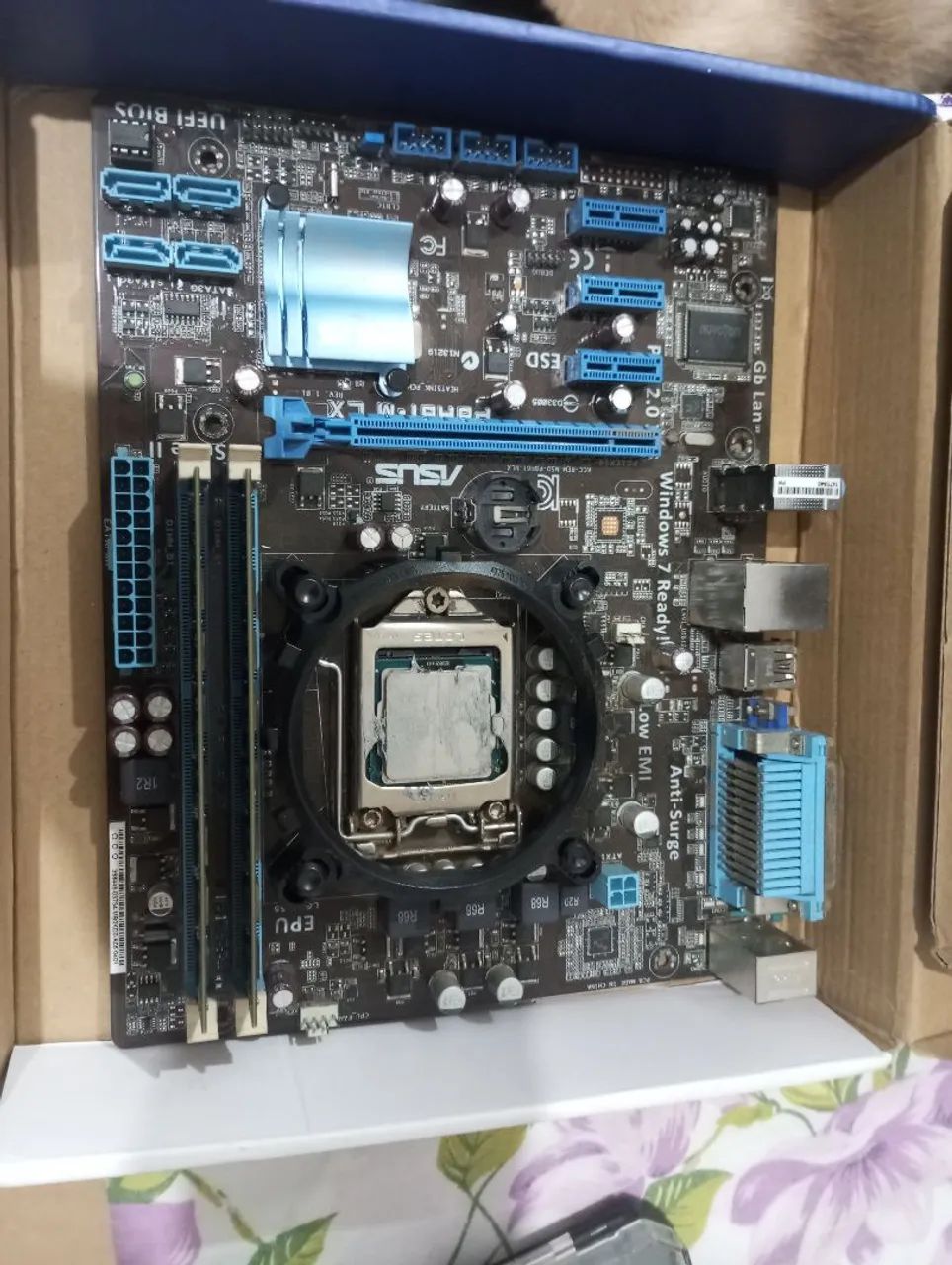 PLACA MAE ASUS, PROCESSADOR E MEMORIA RAM