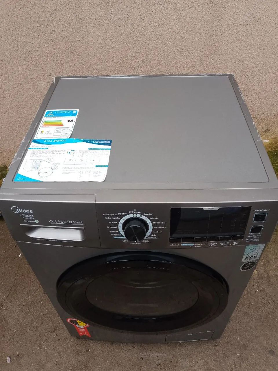 Lava e seca midea 11 kg semi nova  - Foto 5