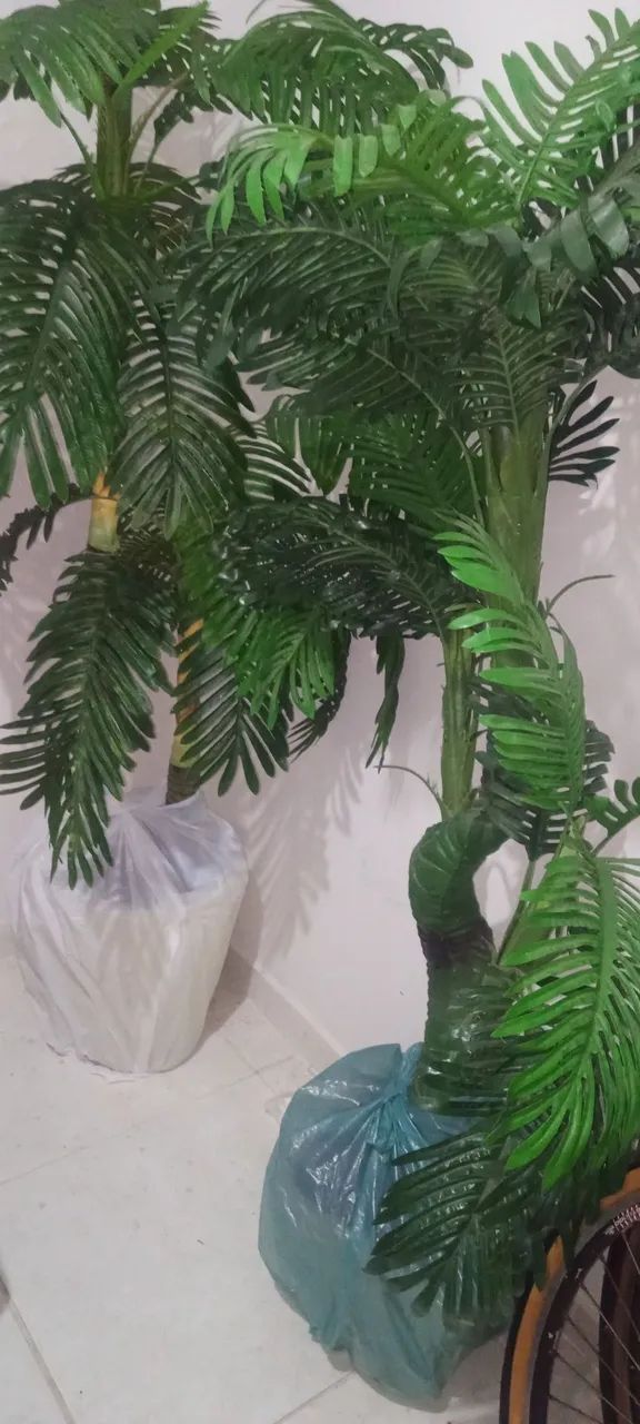 Planta artificial realista palmeiras 02  - Foto 3