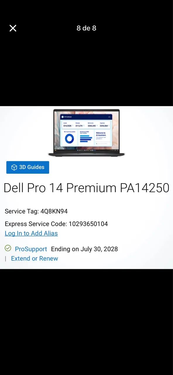 Dell Pro 14 Premium PA14250 Intel Core Ultra 7 268V 16GB RAM  - Foto 5