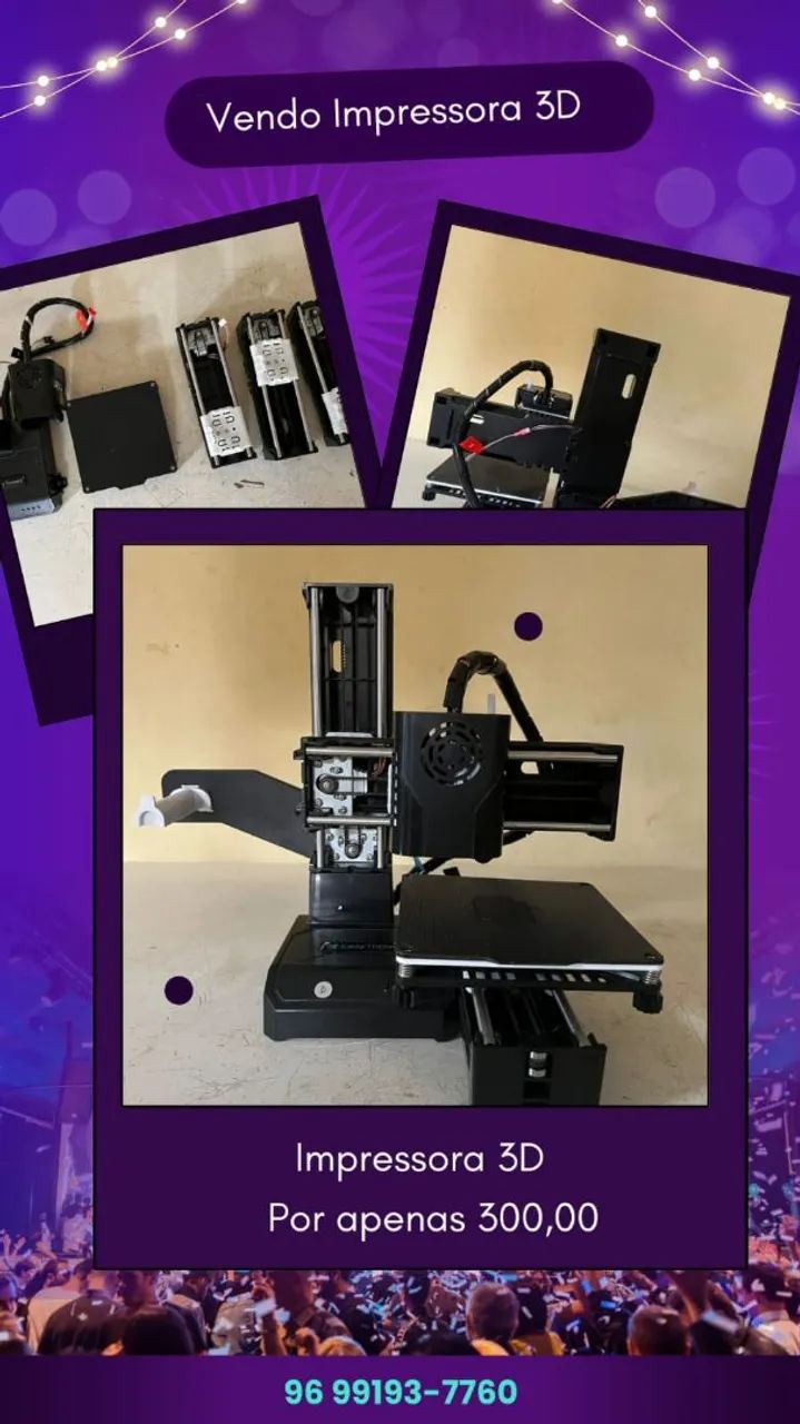 Vendo Mini Impressora 3D 