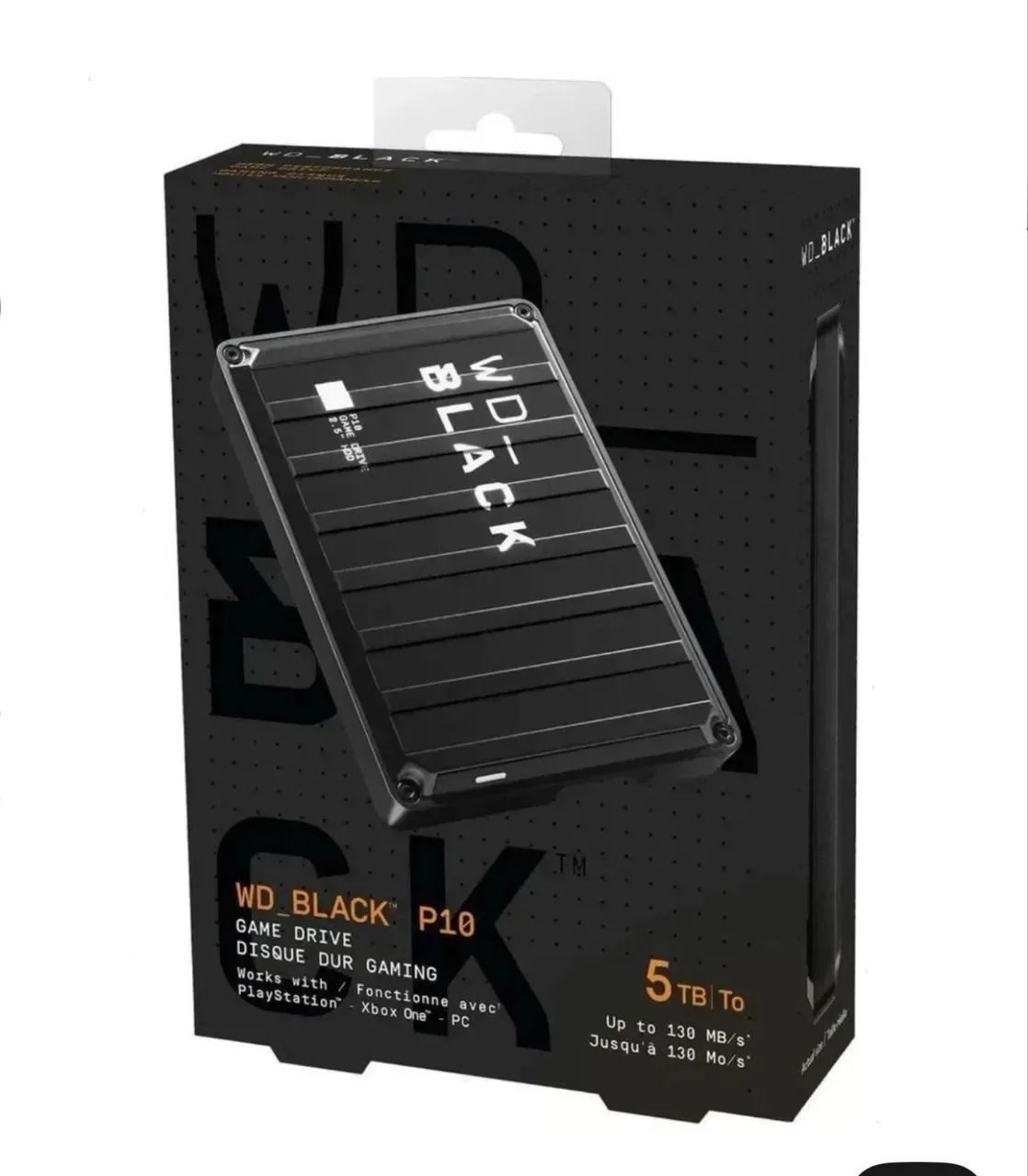 HD EXTERNO 5TB WD BLACK P10 GAME DRIVE PS, XBOX e PC