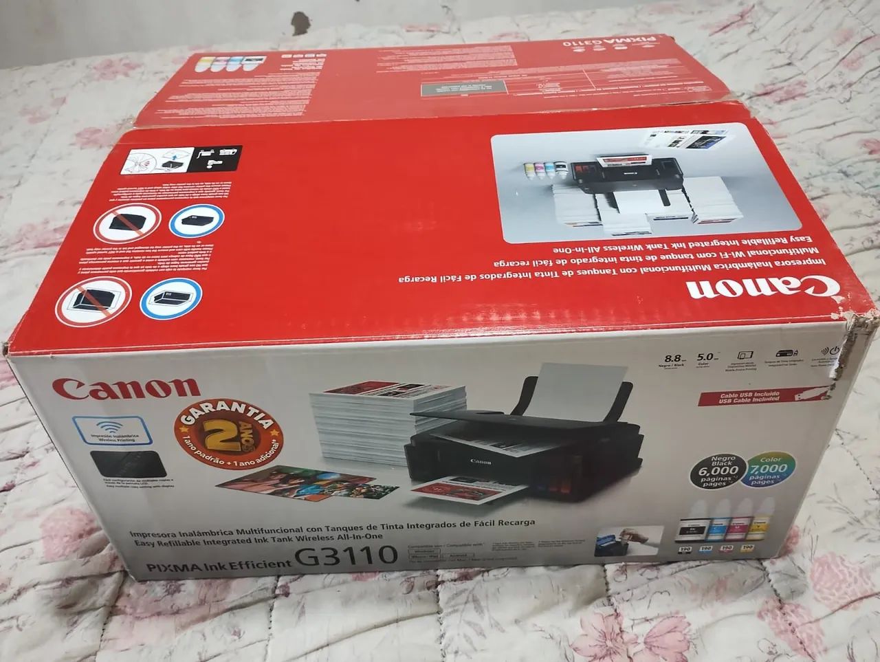 Vendo essa impressora Canon semi nova wi-fi escanear cópia  - Foto 3