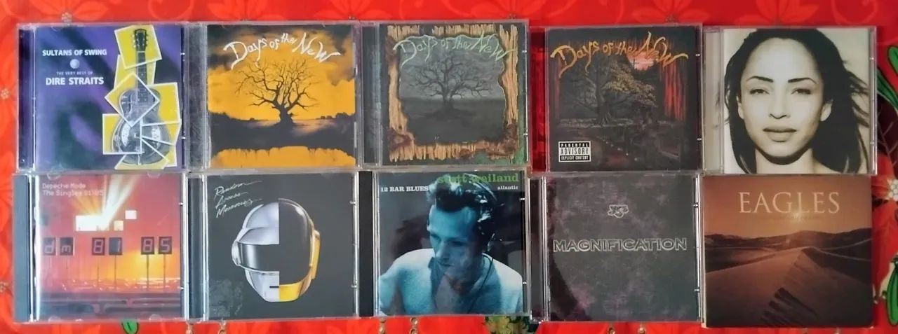 Diversos CDs de Rock e Pop - Só DF!