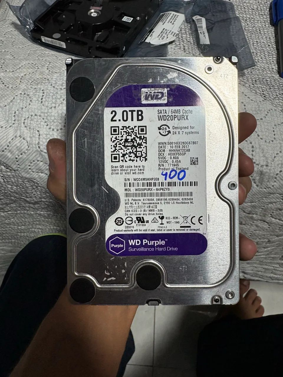 HD WD PURPLE 2TB