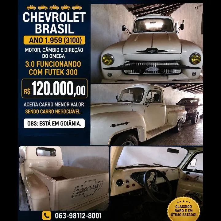 Chevrolet D-20 4.0 Champ/conquest/el Caminho Dies. 1959