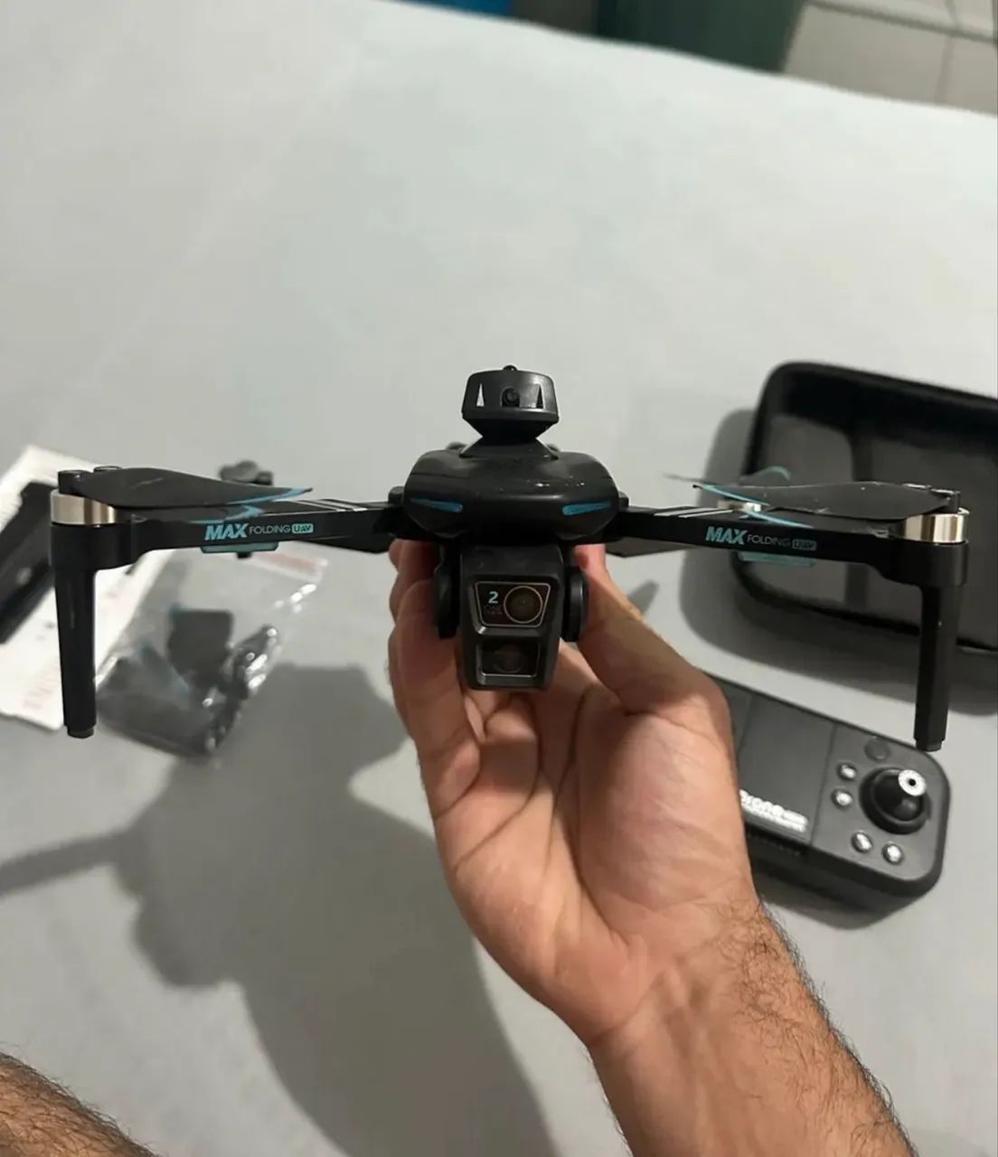 Vendo Patinete Oimotoo Elétrico com Bluetooth 350w e Drone 606 XT 2 baterias  - Foto 4