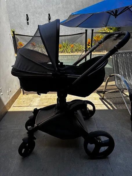 Carrinho Bebe Dzieco Vulcan Rose - Possui Bebe Conforto - Multissimo bem cuidado - Foto 2