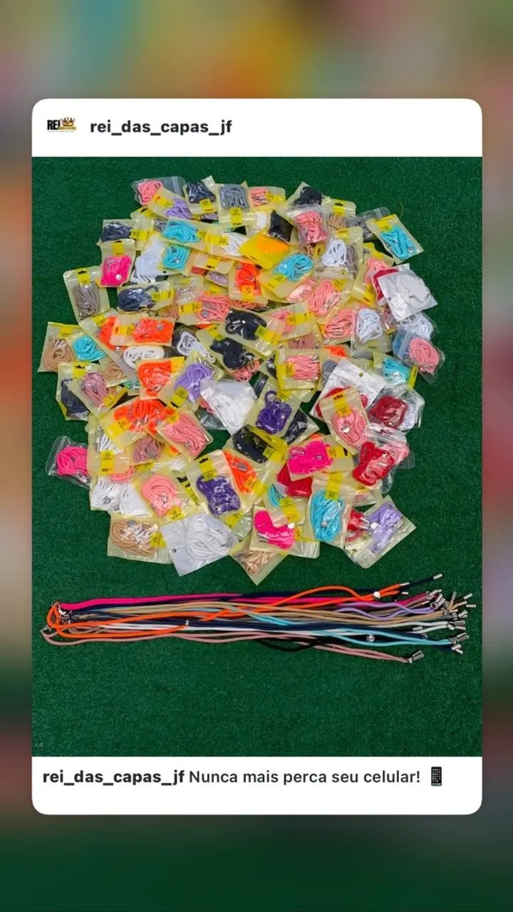 NUNCA MAIS PERCA SE CELULAR, CORDAO DE PESCOÇO COM VARIAS CORES 