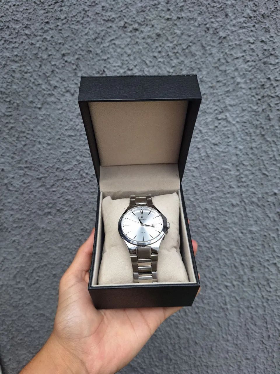 Relógio Vanglore prata 40mm