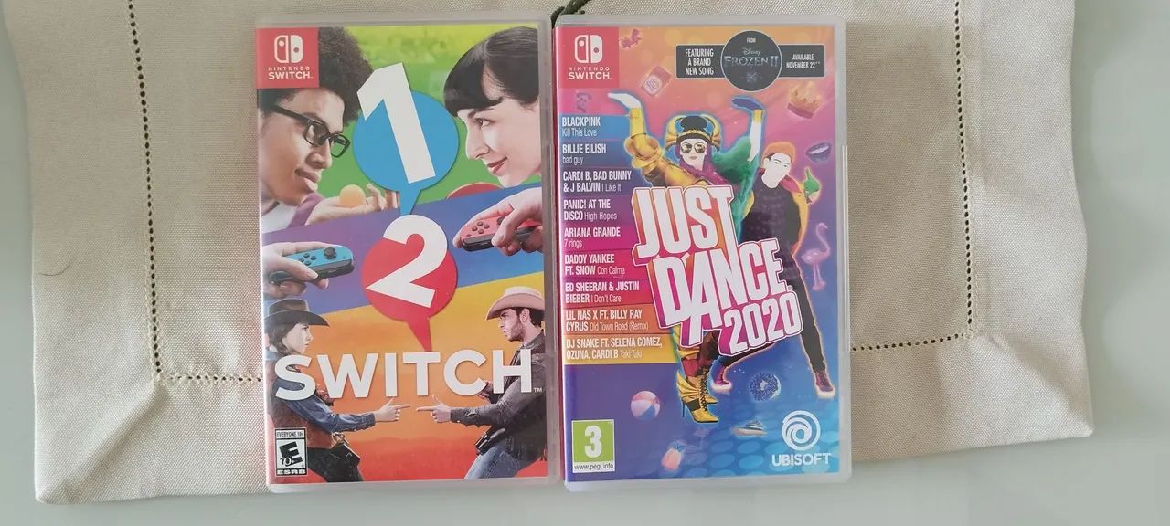 2 Jogos de Nintendo Switch Seminovos