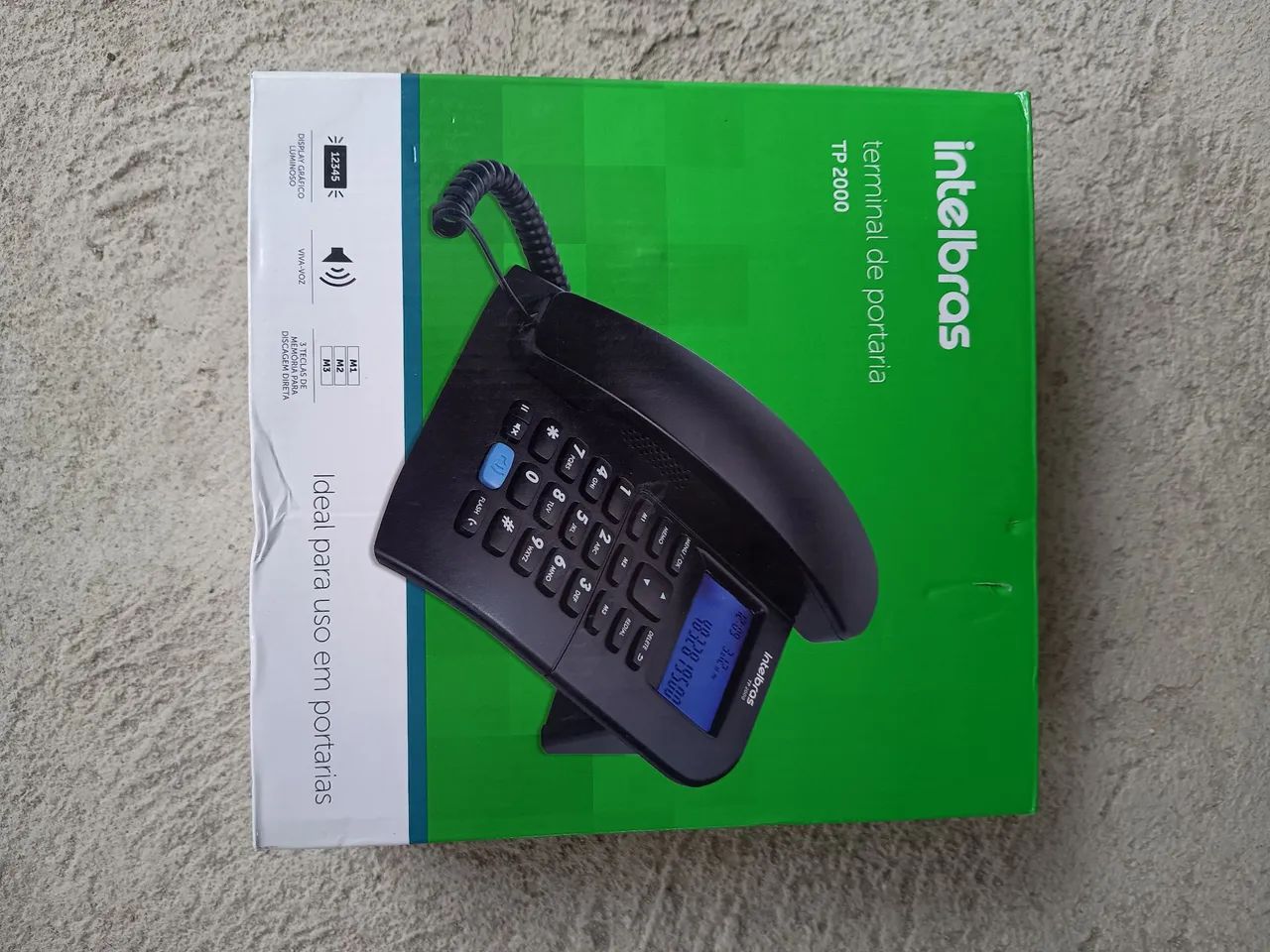 Vendo Terminal Portaria Tp 2000 Intelbras/Maxcom com Lcd, novo na caixa. - Foto 5