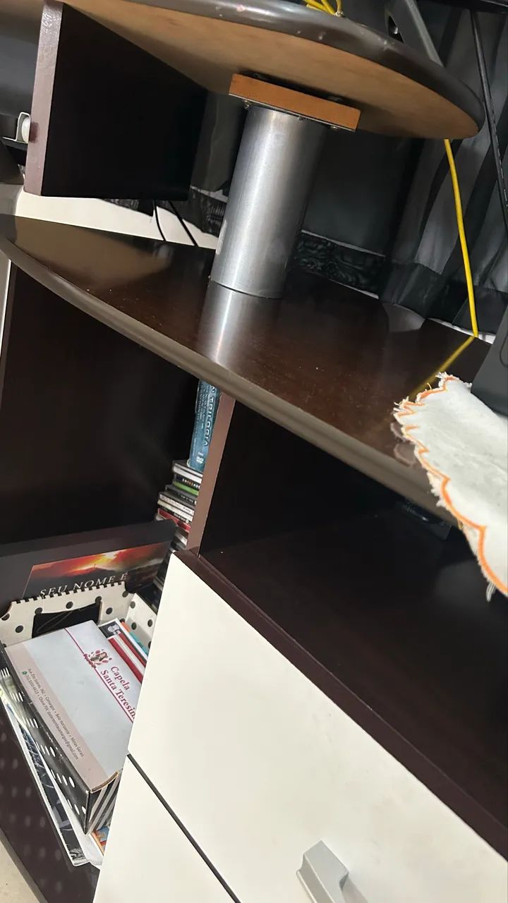 Mesa de computador articulada com gavetas - Foto 4
