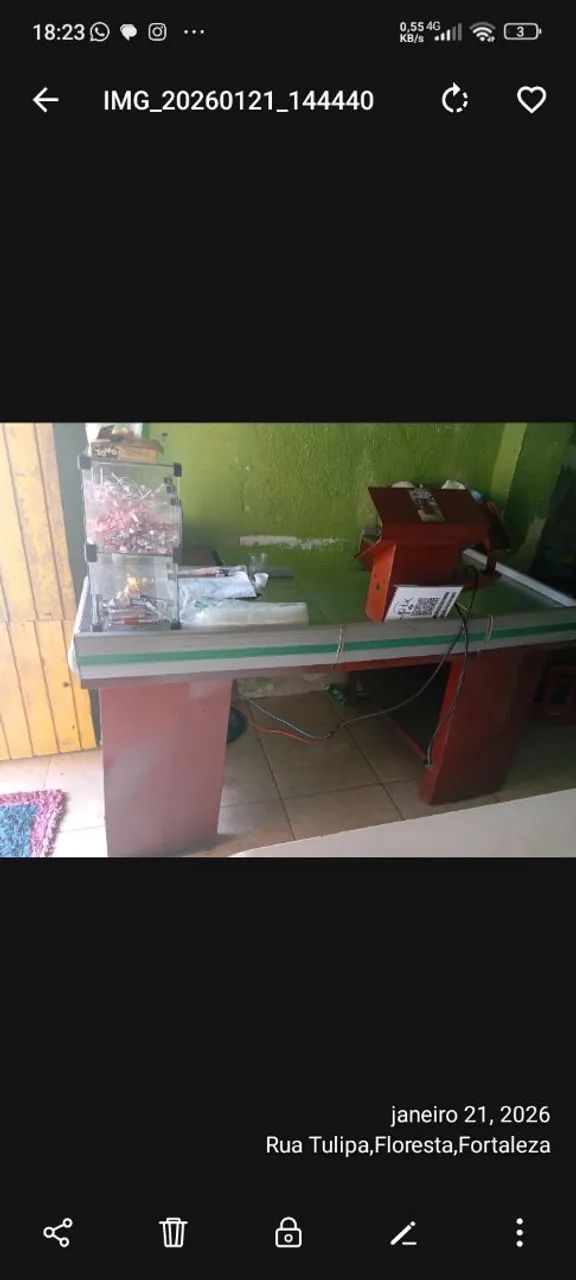 Estou vendendo este balcão caixa 