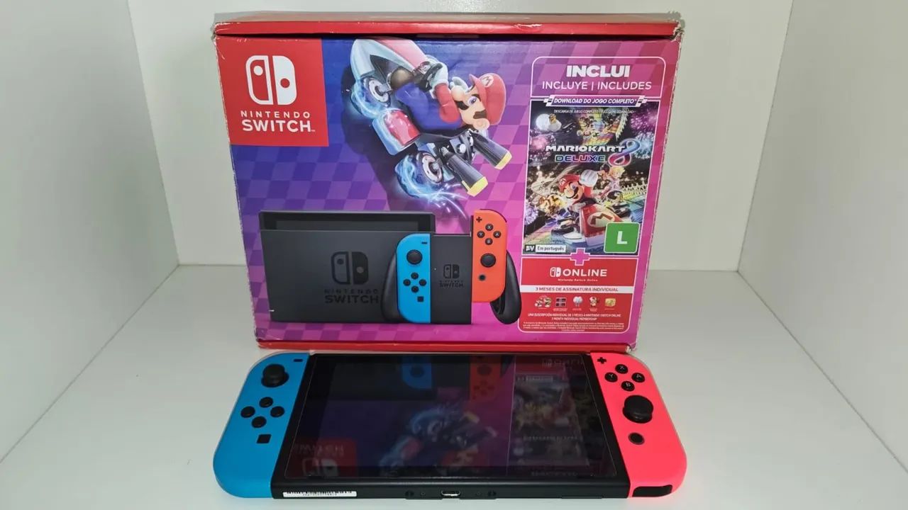 Console Nintendo switch V2 neon - Foto 2