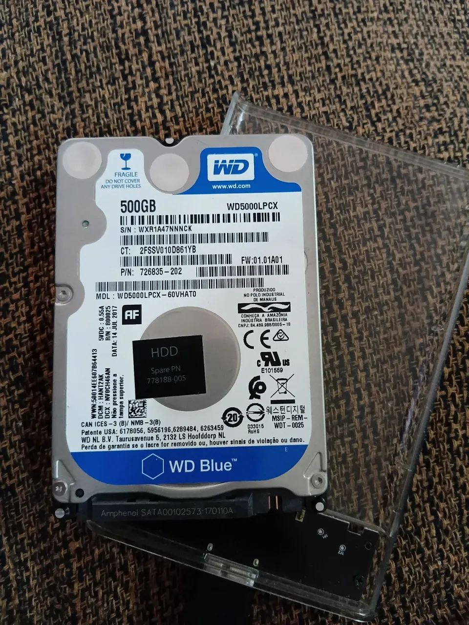 HDD 500GB WD - Armazenamento - Olinda, Nilópolis 1519307929 | OLX