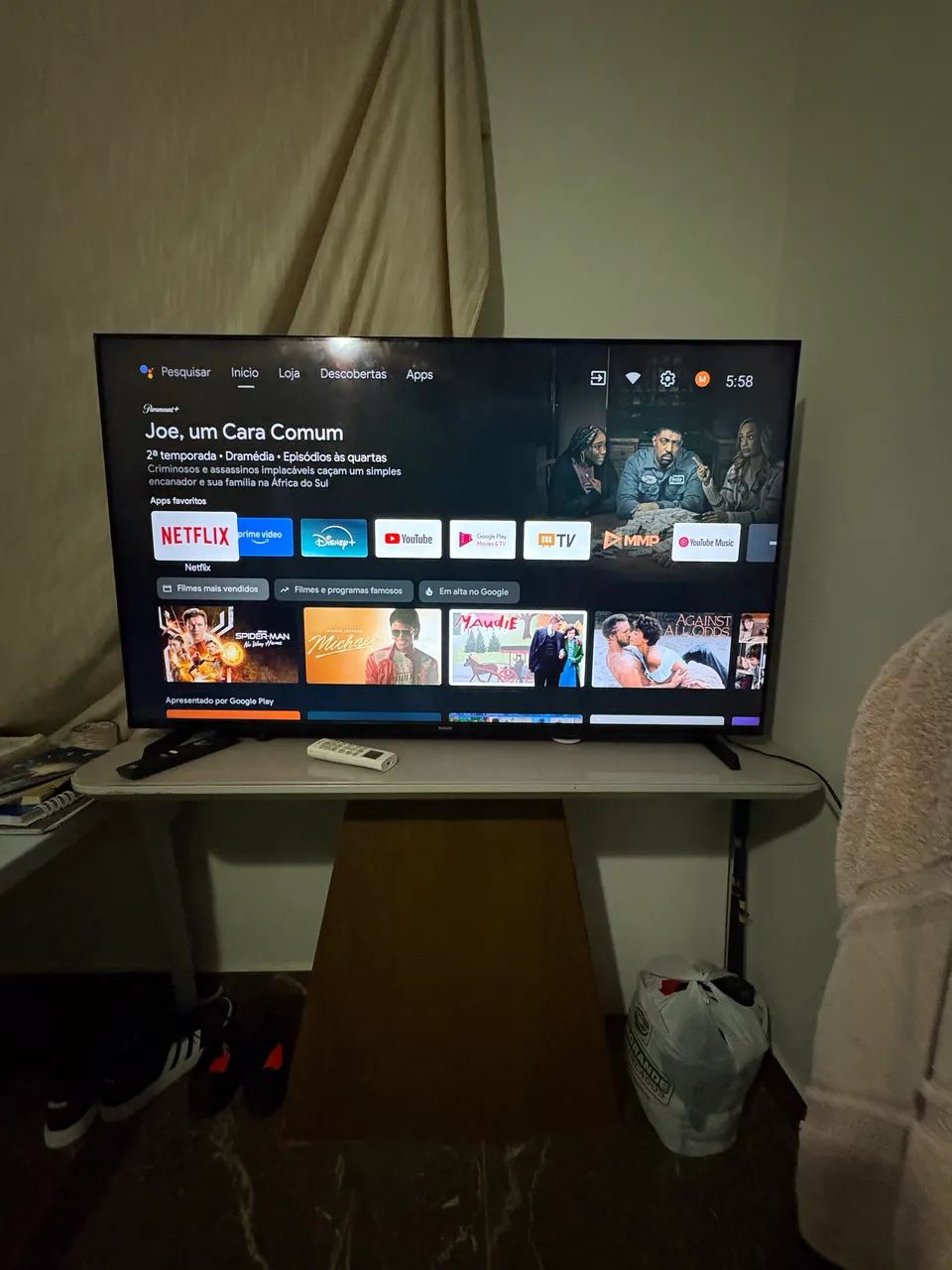 Vendo essa televisão 55 polegadas sem defeito nenhum Philips - Foto 5