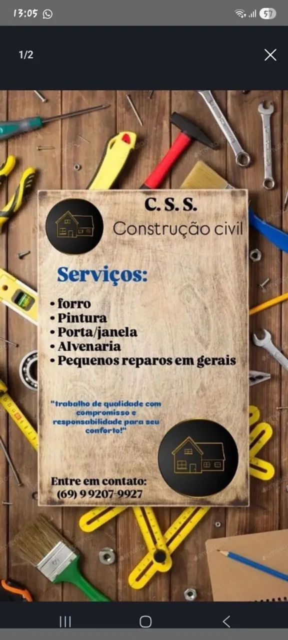 Carpinteiro e Pedreiro 