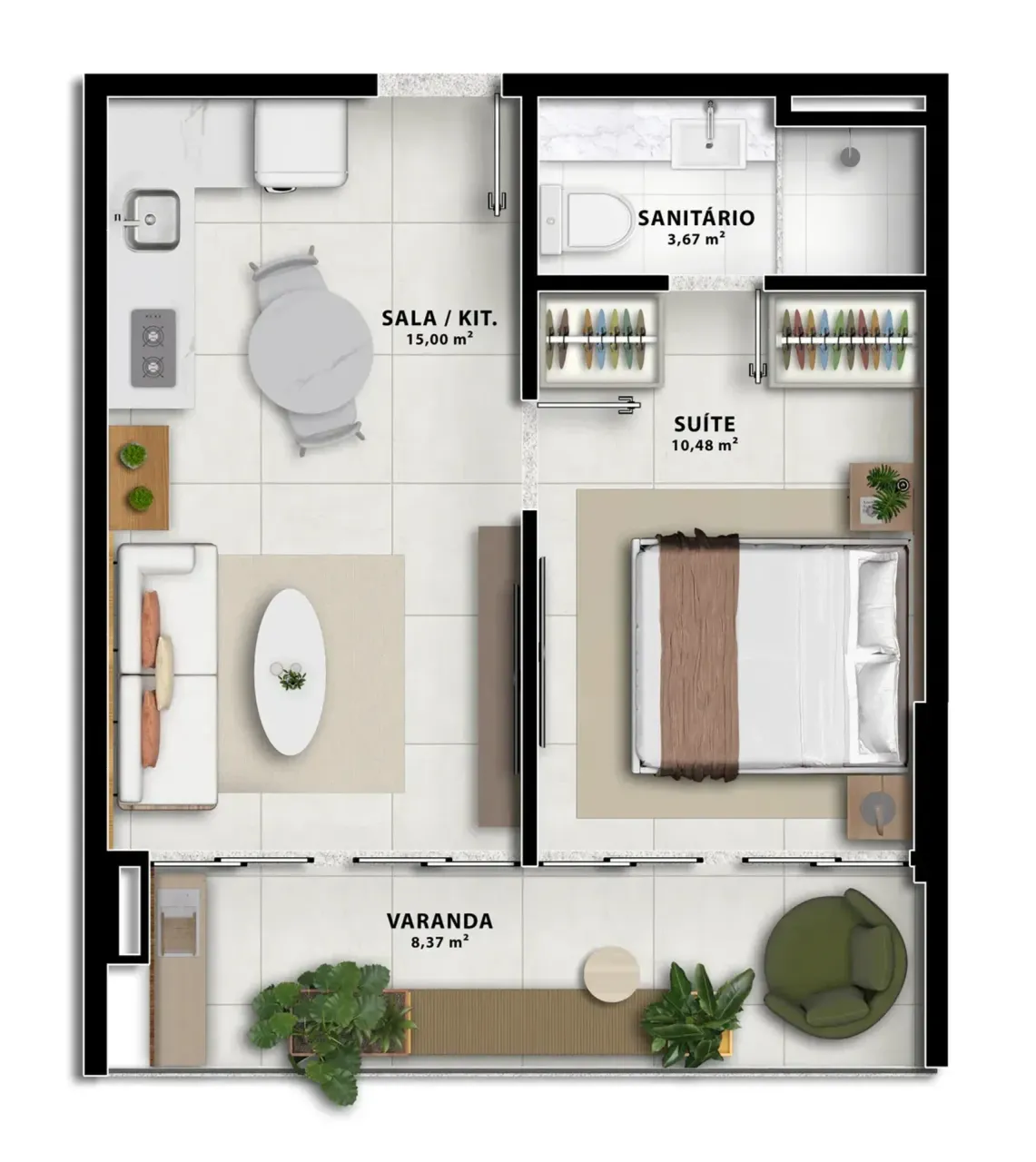PLANTA 35m²