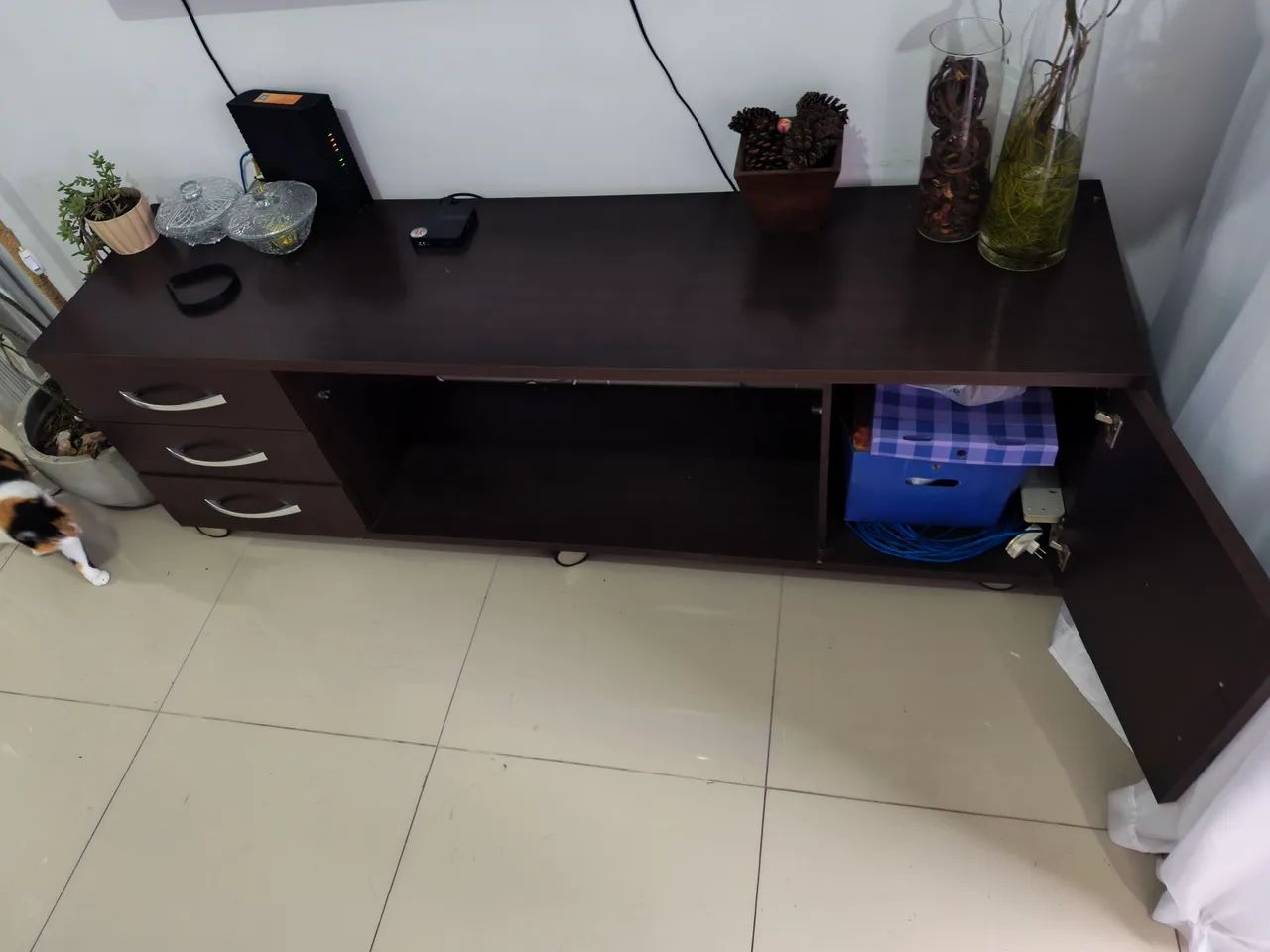 Rack com gavetas e porta - Foto 4