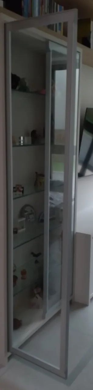2 Portas de vidro com perfil de aluminio