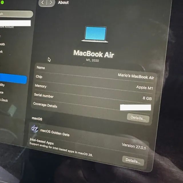 Macbook M1 2020 - 256 / 8GB - Foto 3