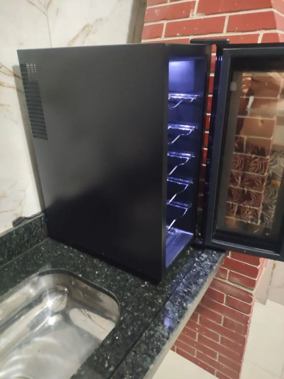 Adega de vinho Brastemp  - Foto 4