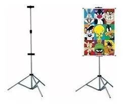 Porta Banner 2,20m C Garras Pedestal Tripé Suporte