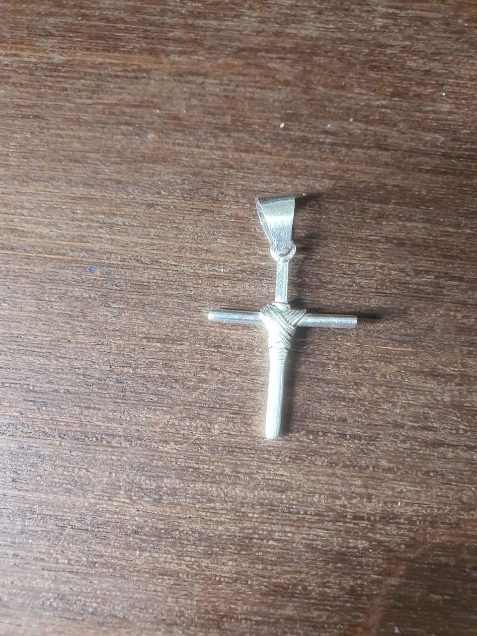 Crucifixo 100% prata 950k. - Foto 3