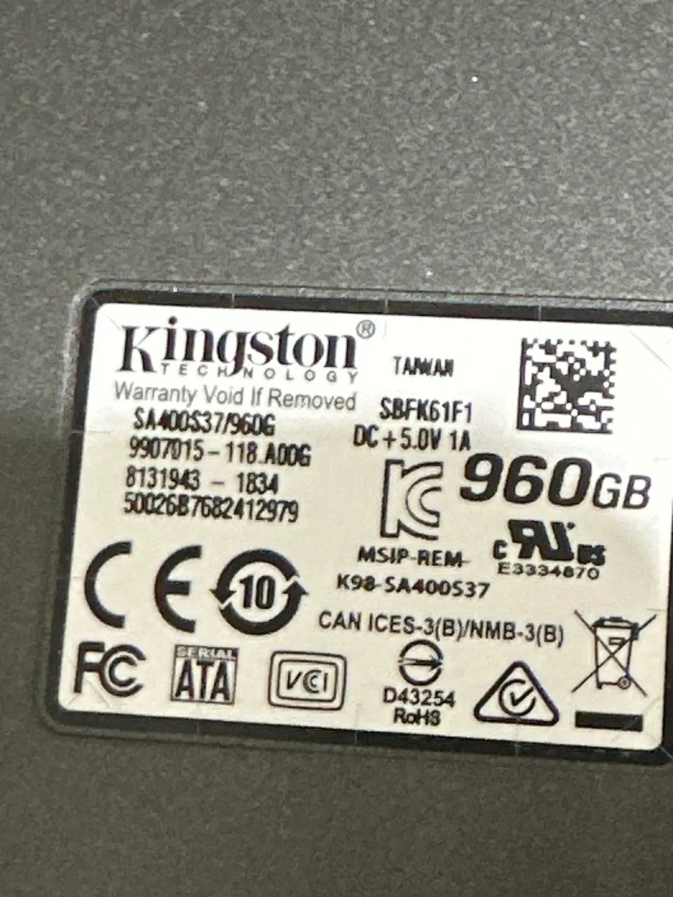 Ssd kingston 960GB - Foto 4