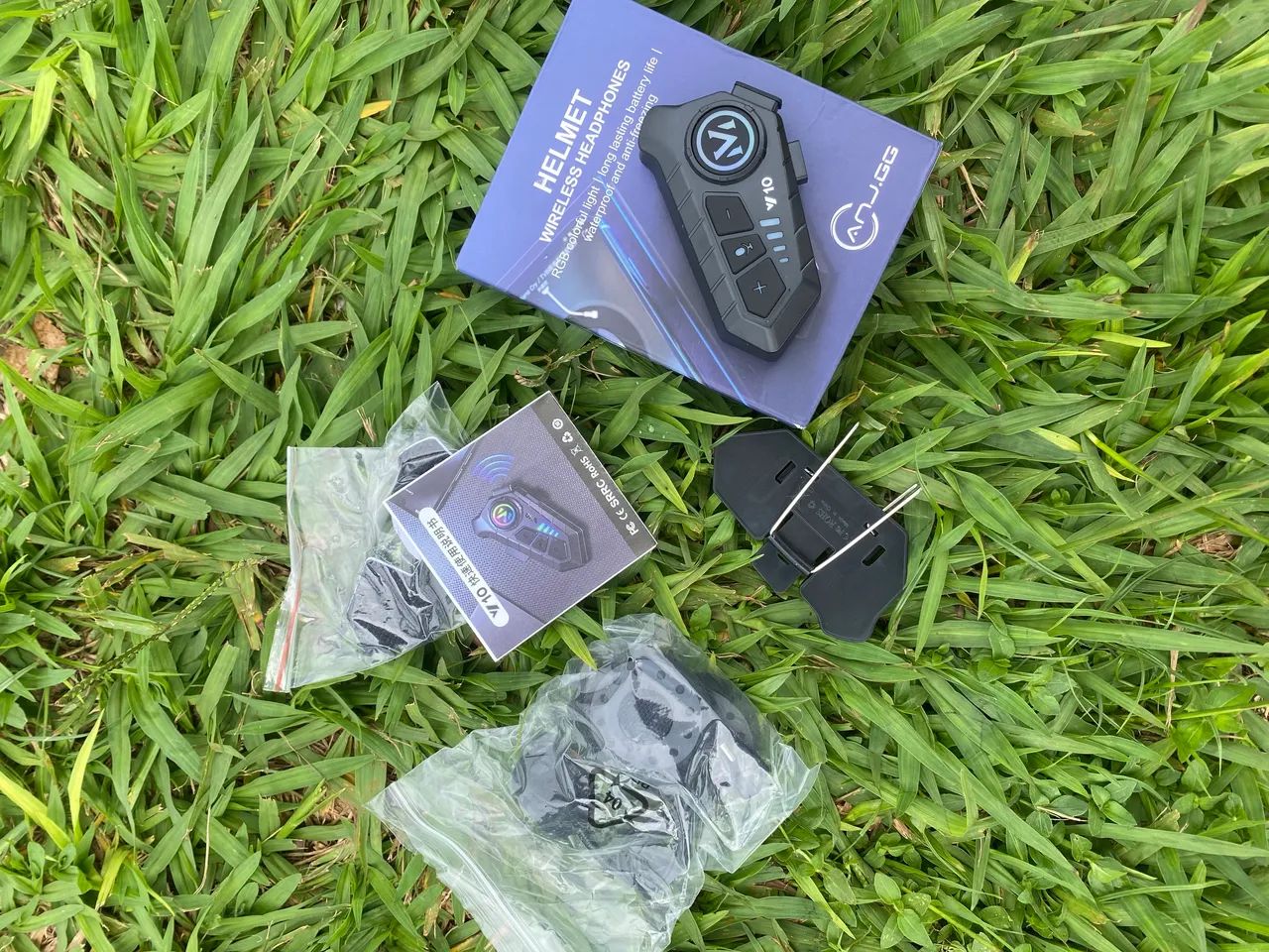 Fone de Ouvido para Capacete com microfone  - Foto 3