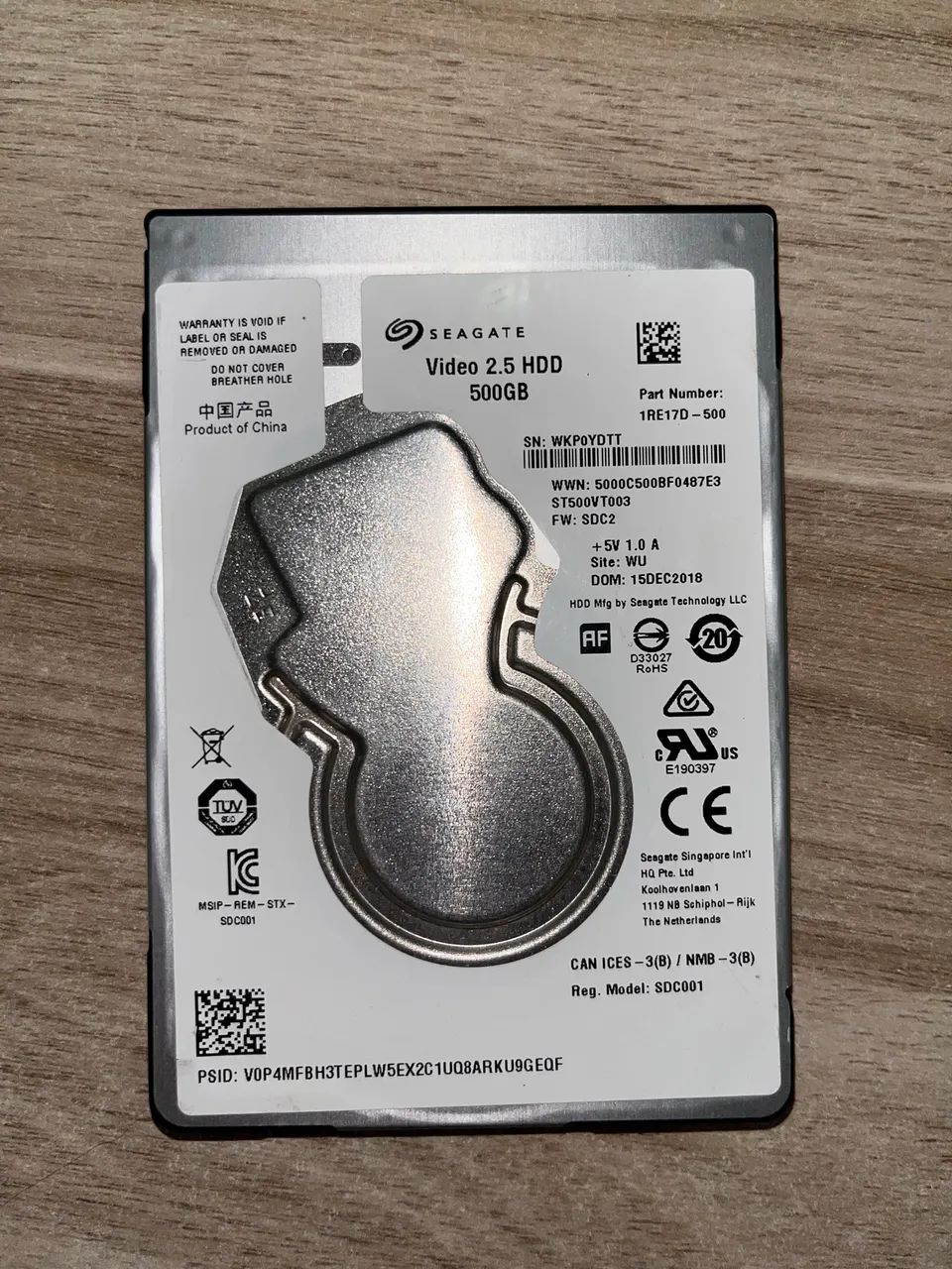 HD SEAGATE 500gb