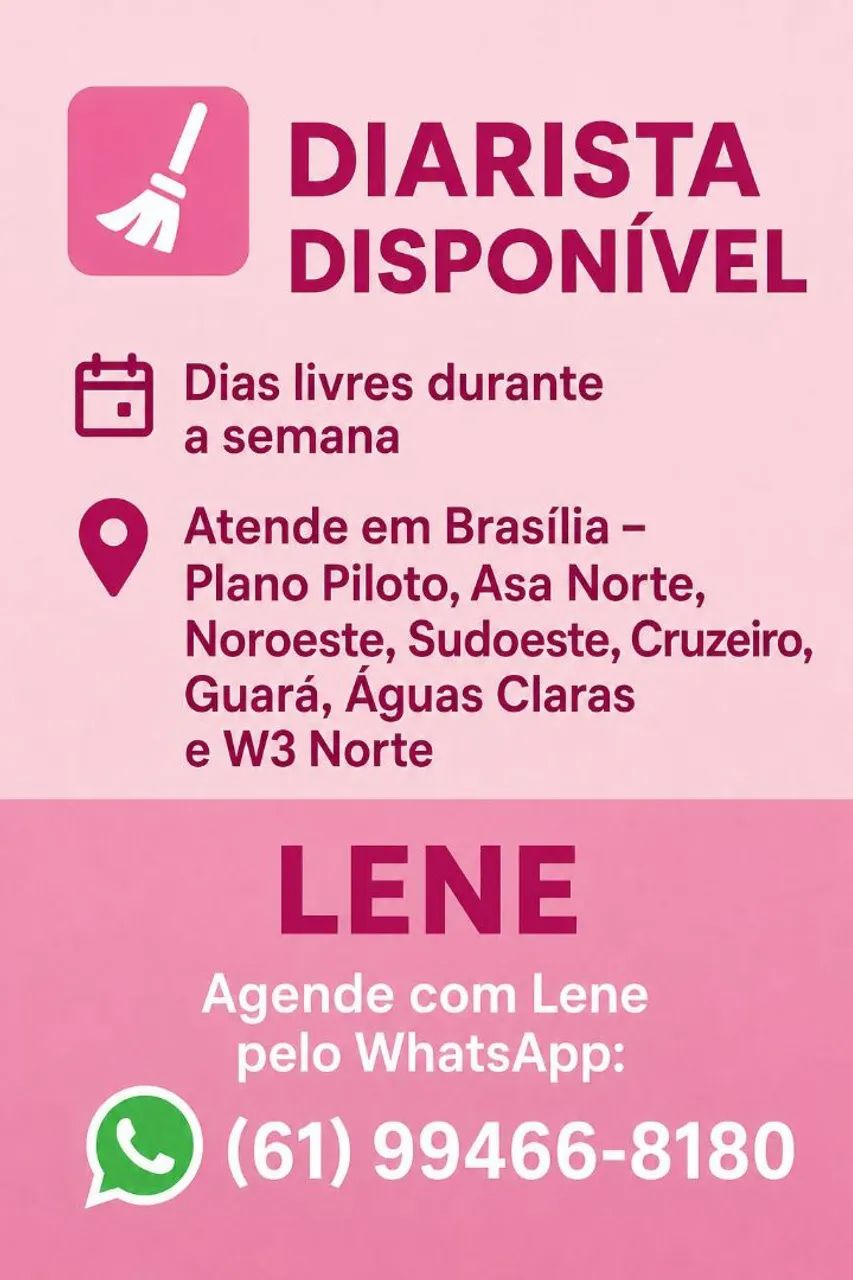 Sou diarista 