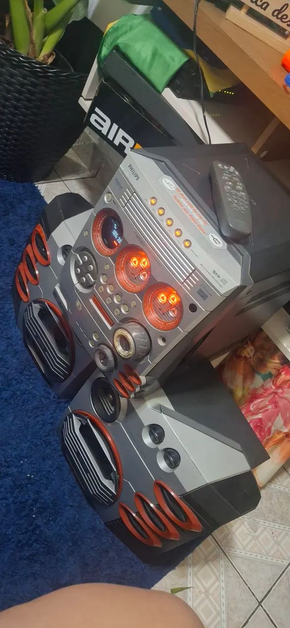 Som fhilips cd USB game Sporting mp3 digital 