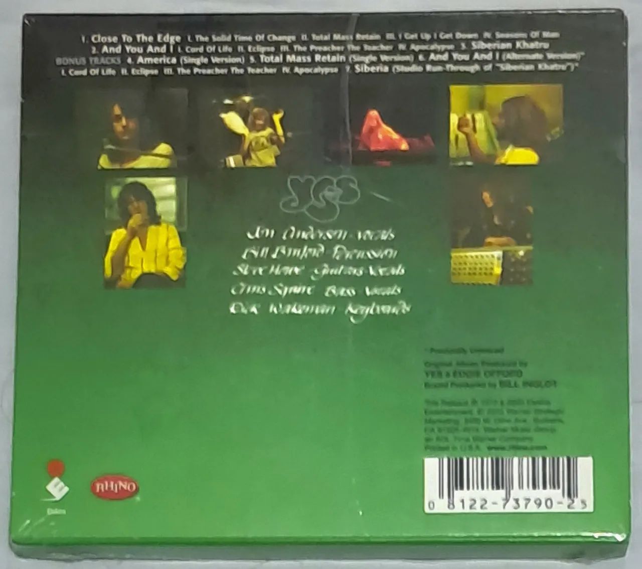 その他 That's When I Reach... [CD] CD Yes - Close To The Edge (Importado USA / Rhino / Digipak