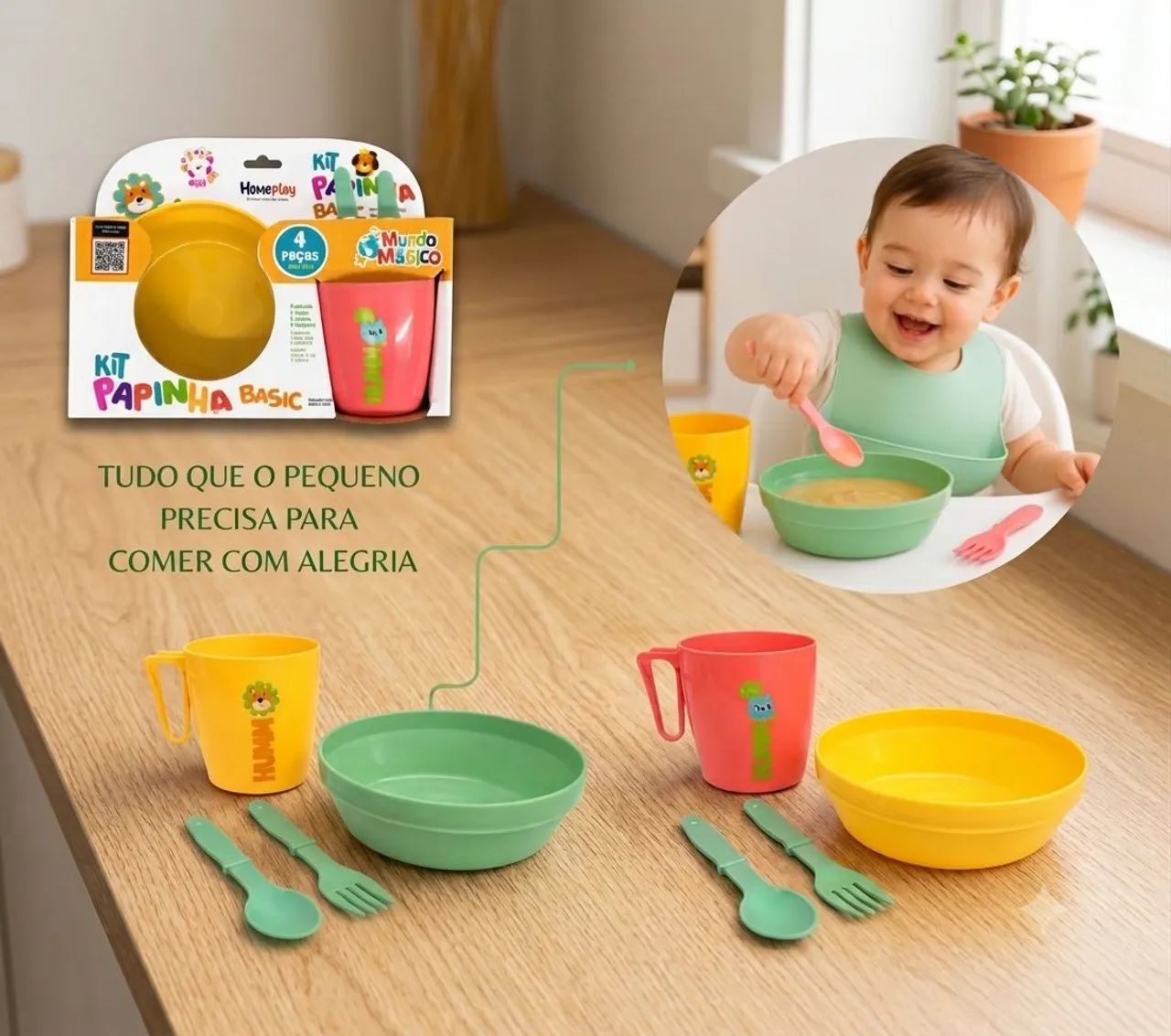 Kit Papinha Infantil Basic - 4 Peças
