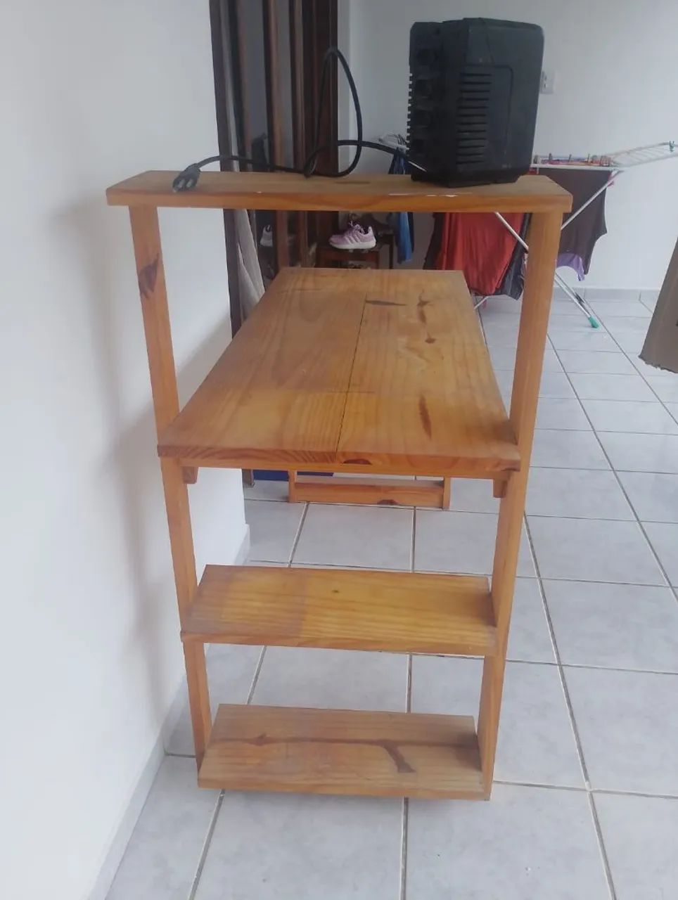 Mesa de Escritório de Madeira - Foto 4