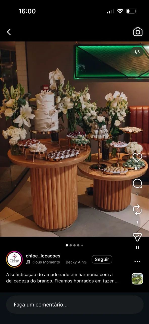 Aluguel decoração casamento civil