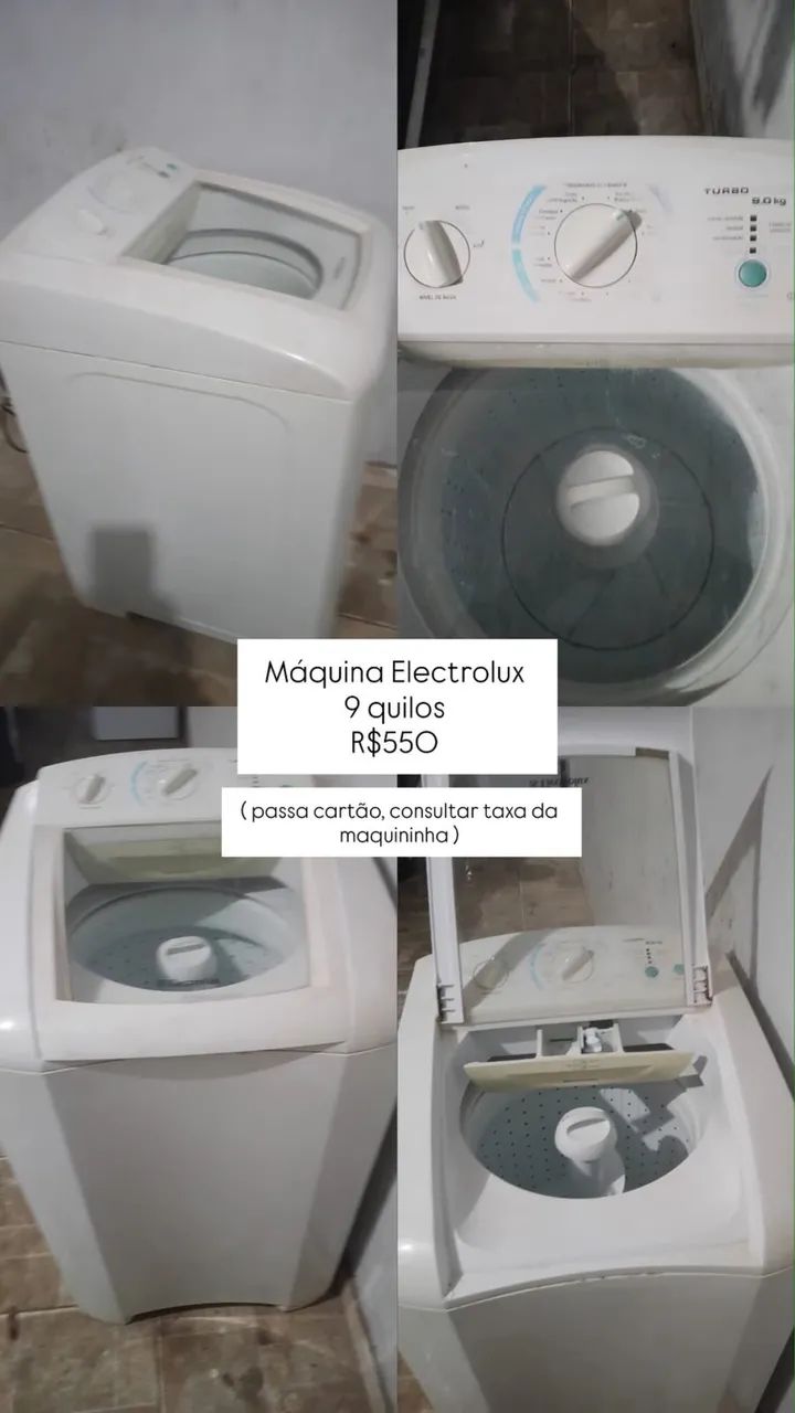 Máquina de Lavar Electrolux 9KG Funcionando Perfeitamente