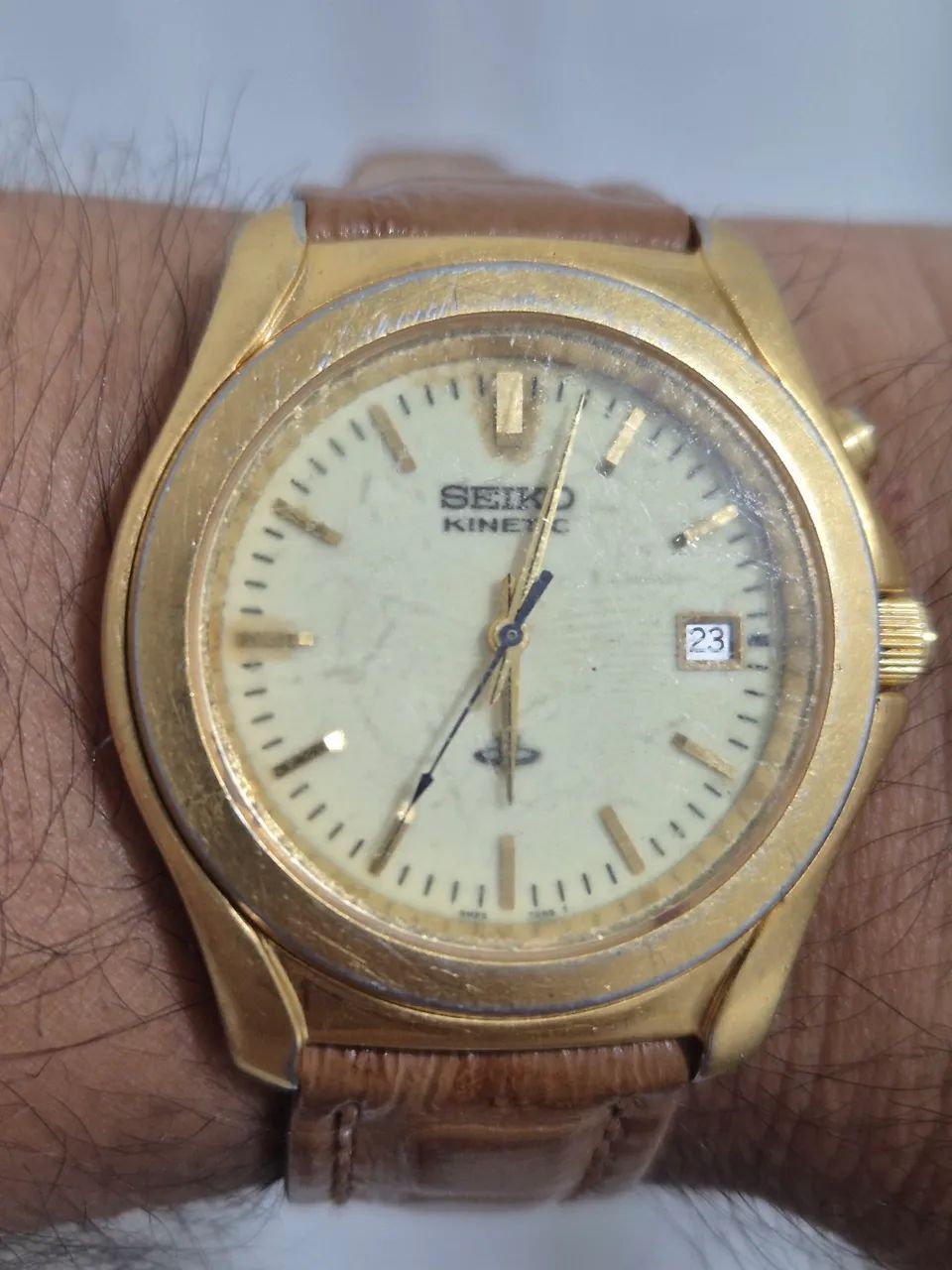 Relógio SEIKO KINETIC DOURADO   -   TODO REVISADO - Foto 4
