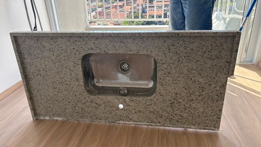 Pia cozinha nova com cuba - Foto 2