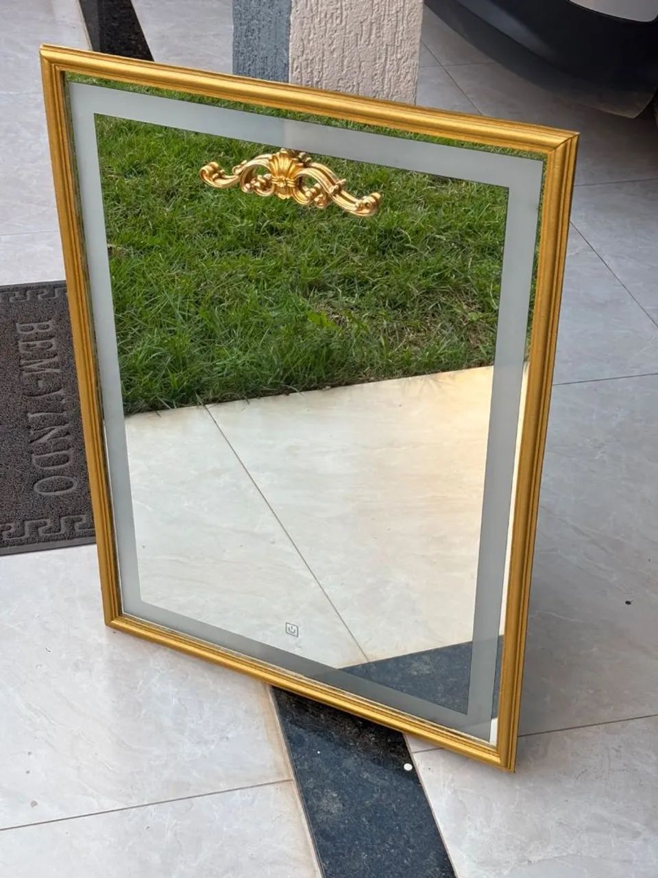 Espelho estilo vitoriano 60x80 com led